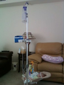 Julie's feeding pump