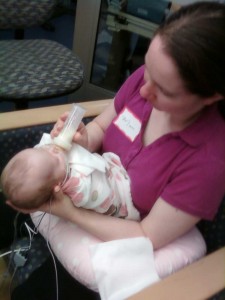 Sarah Feeding Julie