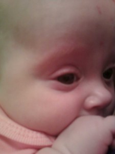 Found her thumb