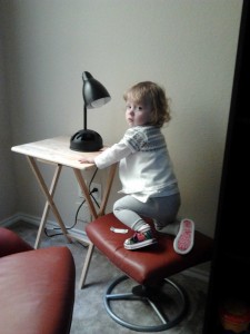 She loves to turn things on/off