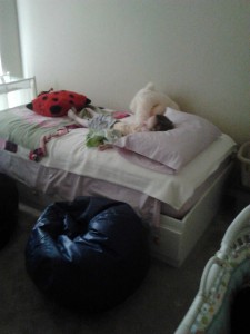 First tryouts of the bed
