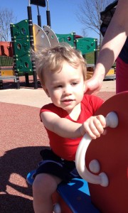 Adam in the park April 2015