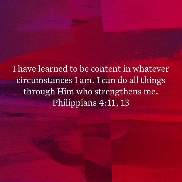 Philippians 4:11, 13