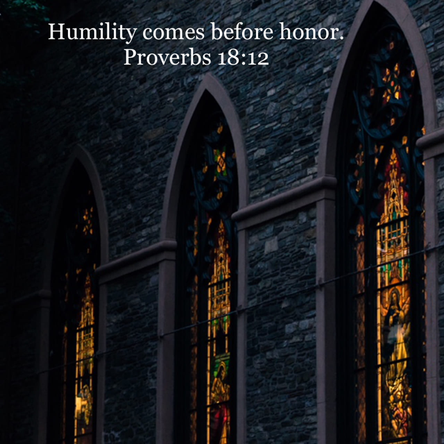 Proverbs 18:12