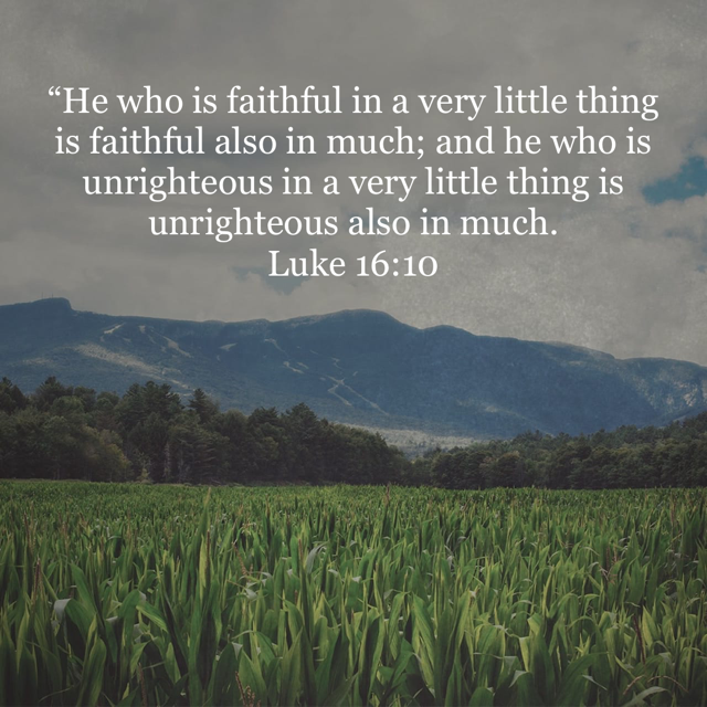 Luke 16:10