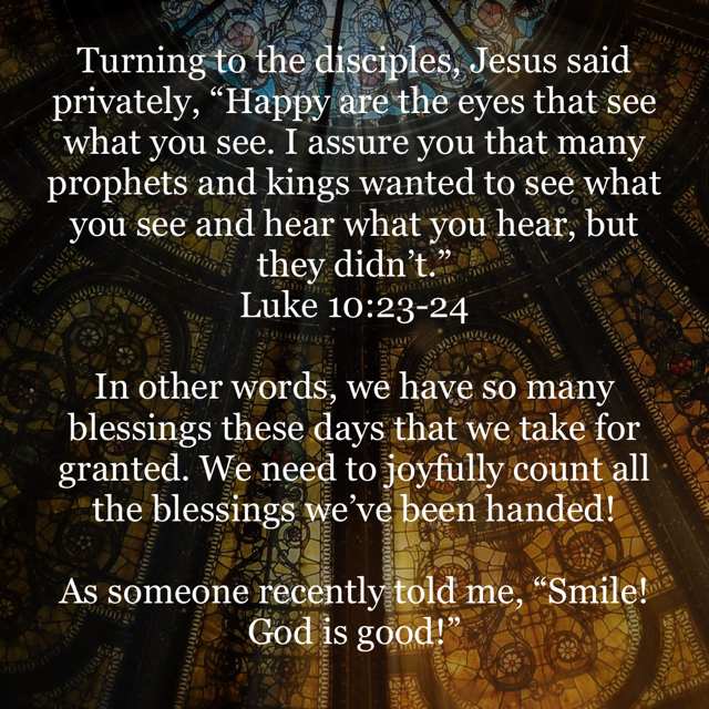 Luke 10:23-24