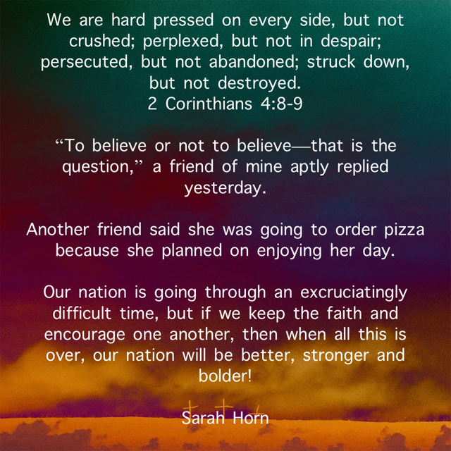 2 Corinthians 4:8-9