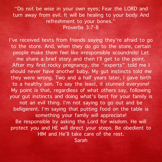 Proverbs 3:7-8
