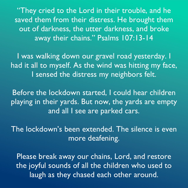 Psalm 107:13-14